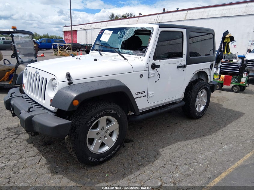 2013 JEEP WRANGLER auction photo 2