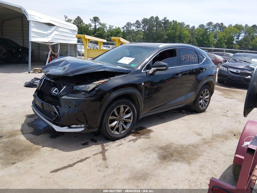 Vin: jtjyarbz2f2012371, lot: 45815783, lexus nx 200t f sport 20152