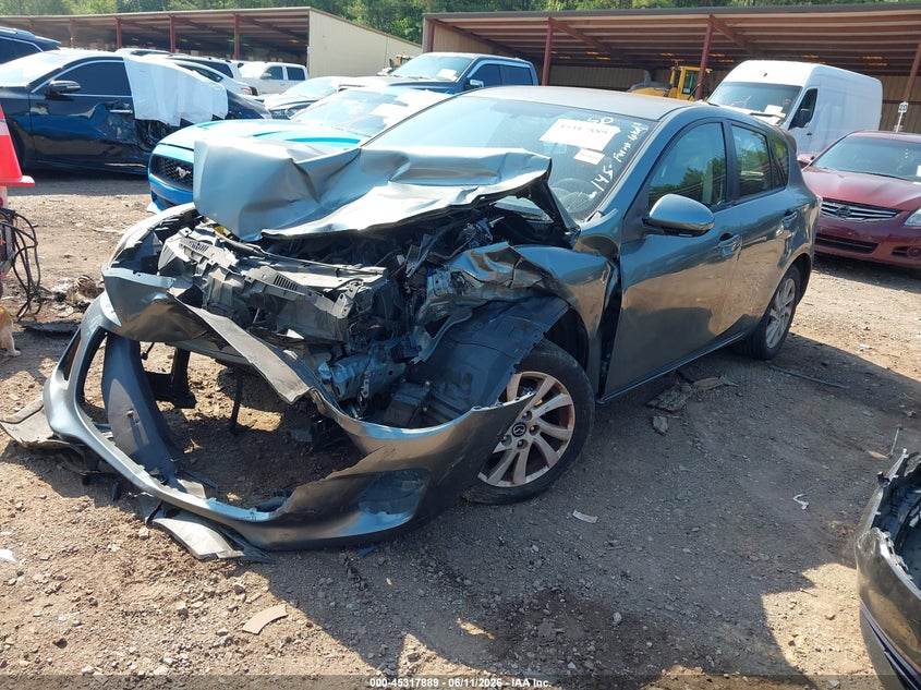 Vin: jm1bl1l78d1763009, lot: 45815815, mazda mazda3 i touring 20132