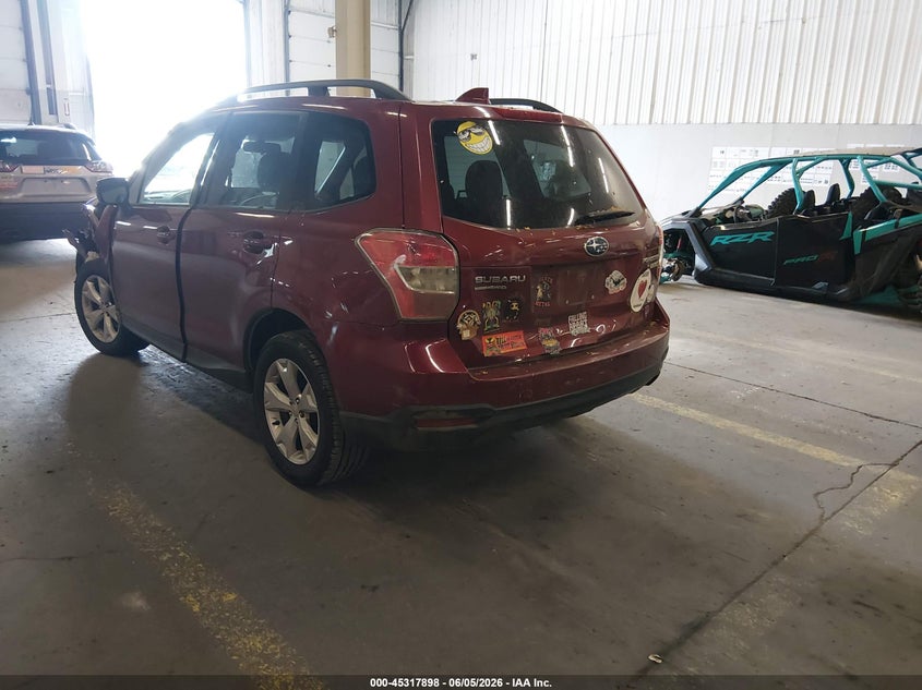 Vin: jf2sjadc2gh567131, lot: 45815824, subaru forester 2.5i premium 20163