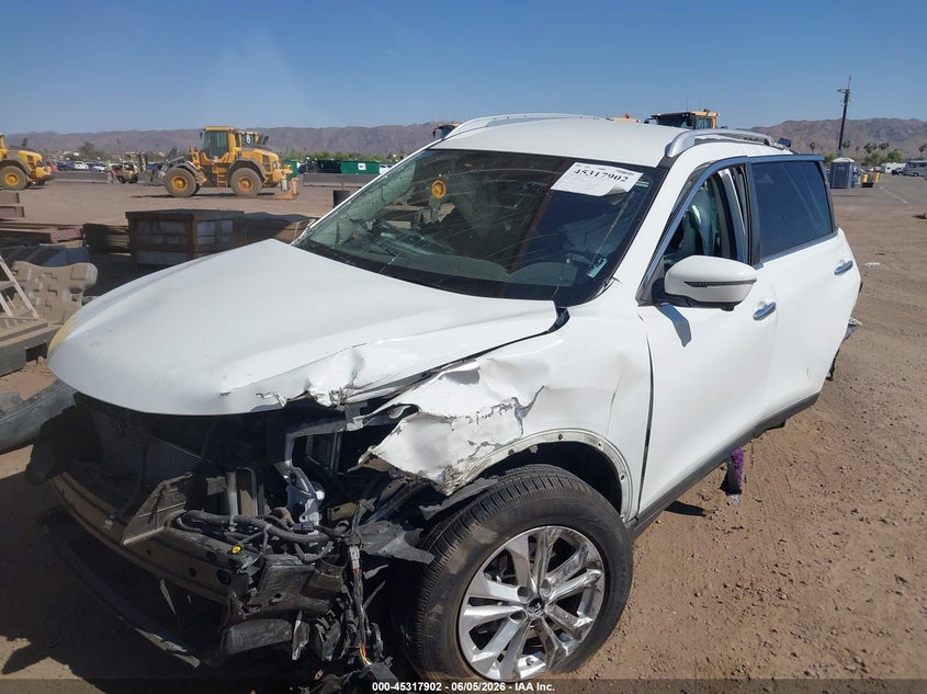 Vin: knmat2mt6gp623507, lot: 45815828, nissan rogue sv 20162