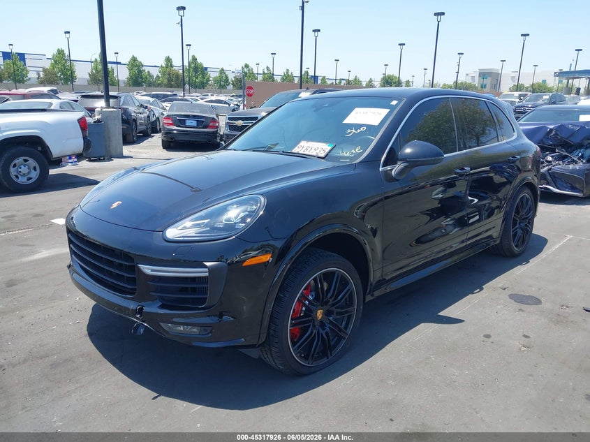 Vin: wp1ad2a23gla72693, lot: 45815852, porsche cayenne gts 20162