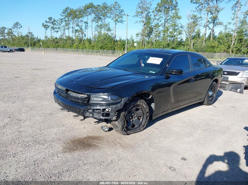 Vin: 2c3cdxat4fh841296, lot: 45815856, dodge charger police 20152