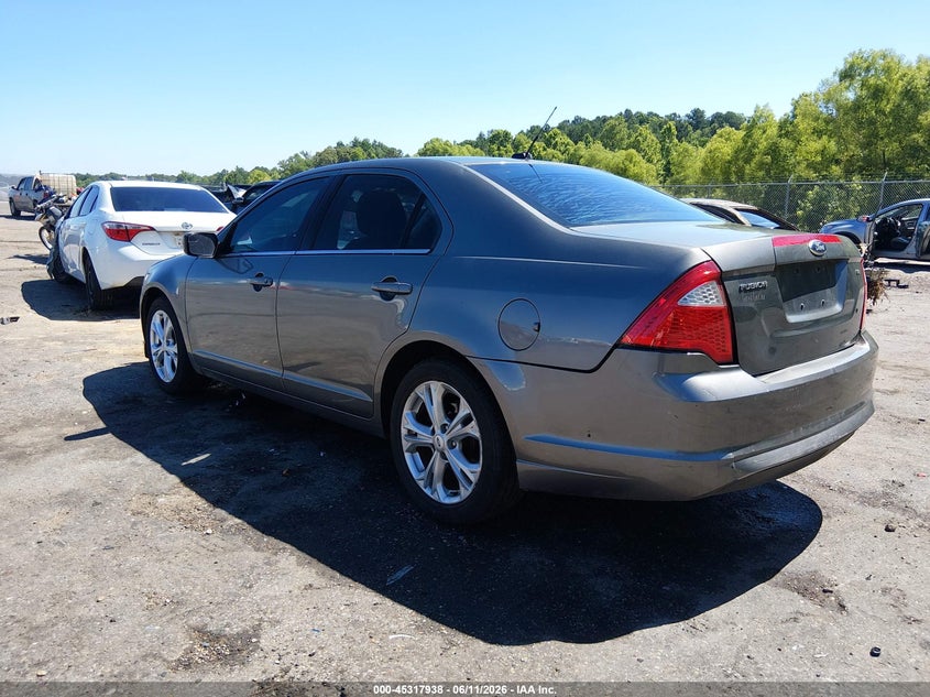 Vin: 3fahp0ha5cr402392, lot: 45815865, ford fusion se 20123