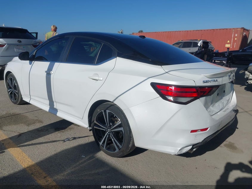 Vin: 3n1ab8dv8py308023, lot: 45815929, nissan sentra sr xtronic cvt 20233