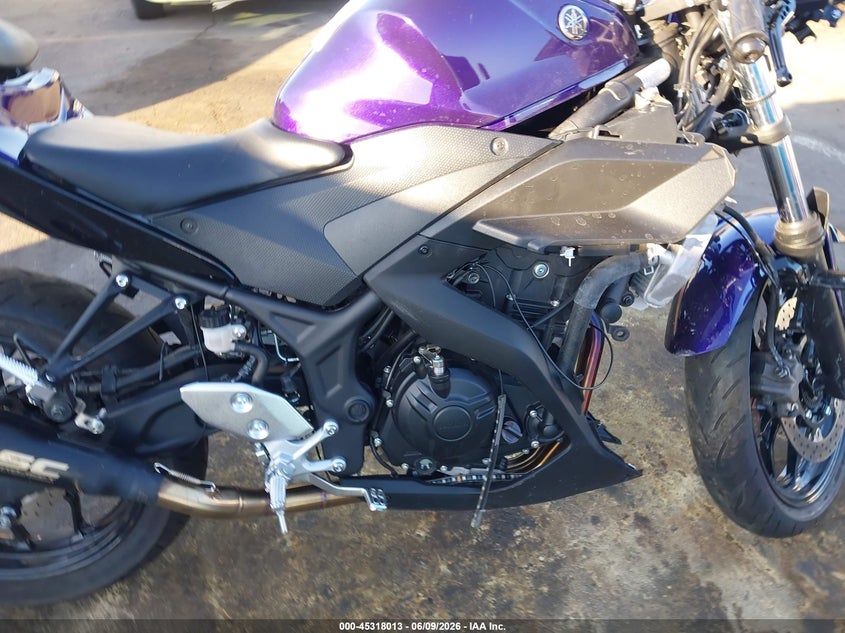 2018 Yamaha Yzfr3 A VIN: MH3RH15Y6JK004050 Lot: 45318013