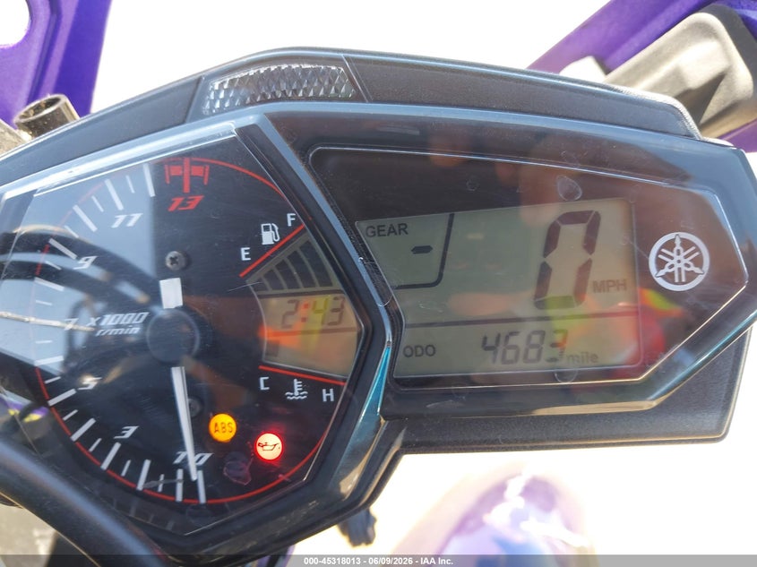 2018 Yamaha Yzfr3 A VIN: MH3RH15Y6JK004050 Lot: 45318013