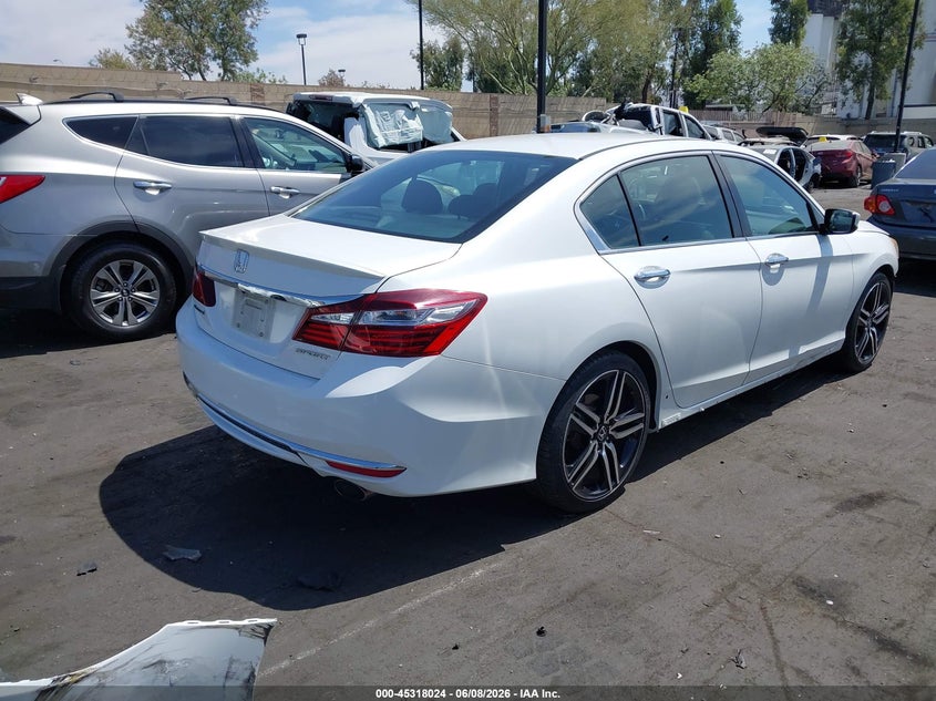 Vin: 1hgcr2f52ha073511, lot: 45815950, honda accord sport 20174