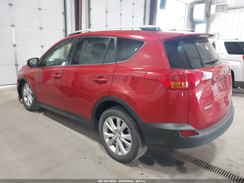 Vin: jtmdfrev9fd123855, lot: 45815960, toyota rav4 limited 20153