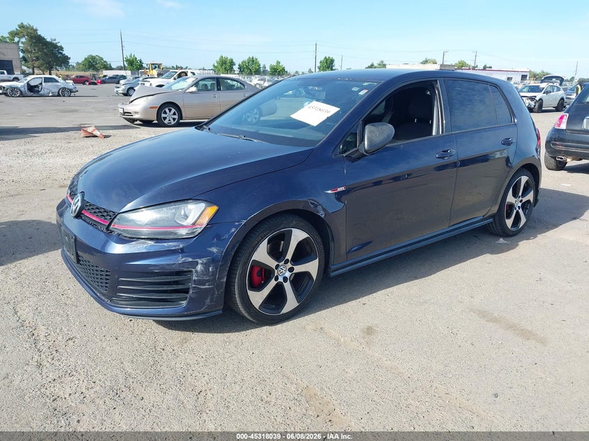 Vin: 3vw4t7au7gm003663, lot: 45815965, volkswagen golf gti s 4-door 20162