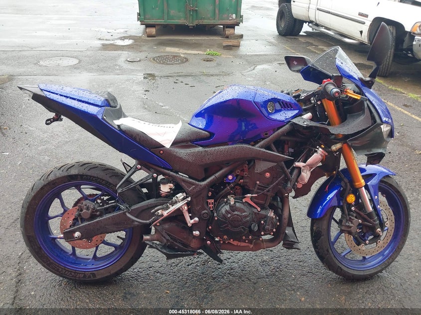 2019 Yamaha Yzfr3 VIN: MH3RH17Y6KK001356 Lot: 45318066