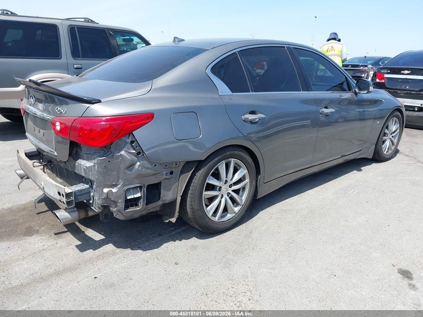 Vin: jn1bv7ap0fm349260, lot: 45816027, infiniti q50 premium 20154