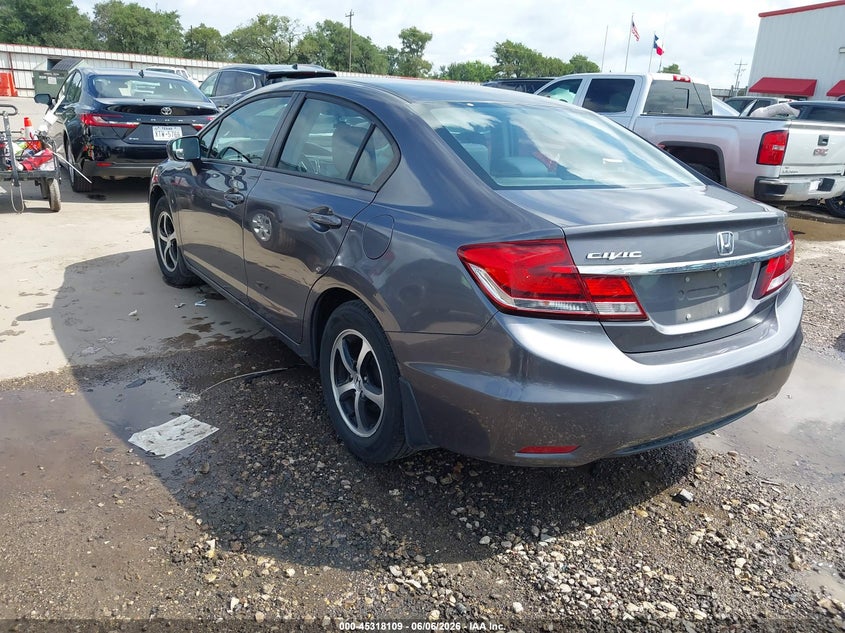 2015 HONDA CIVIC auction photo 3