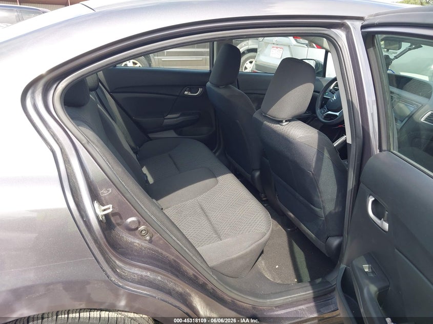 2015 HONDA CIVIC auction photo 8