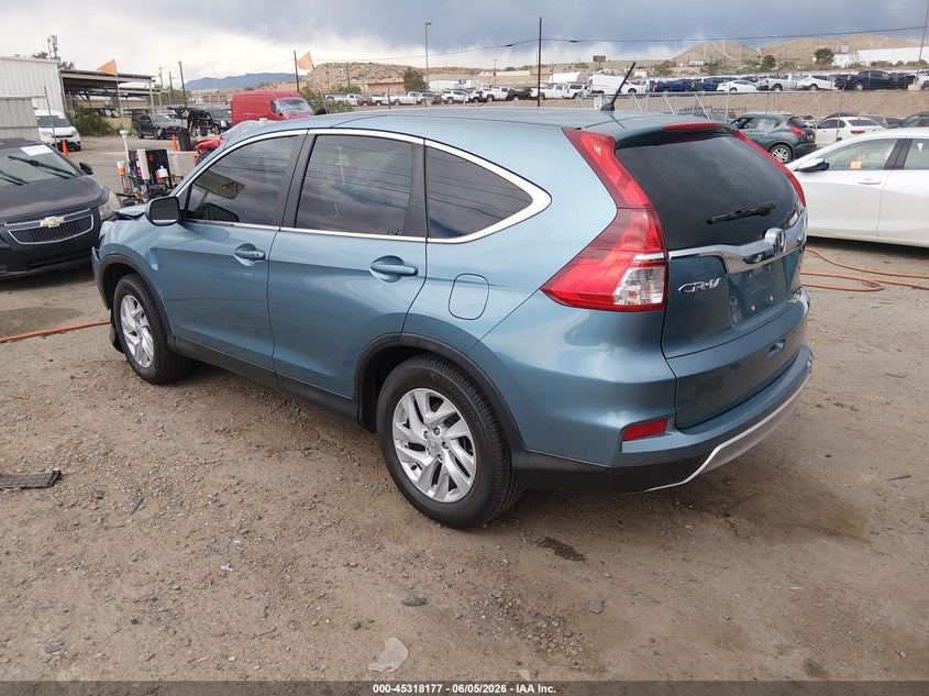 Vin: 2hkrm3h52fh556433, lot: 45816103, honda cr-v ex 20153