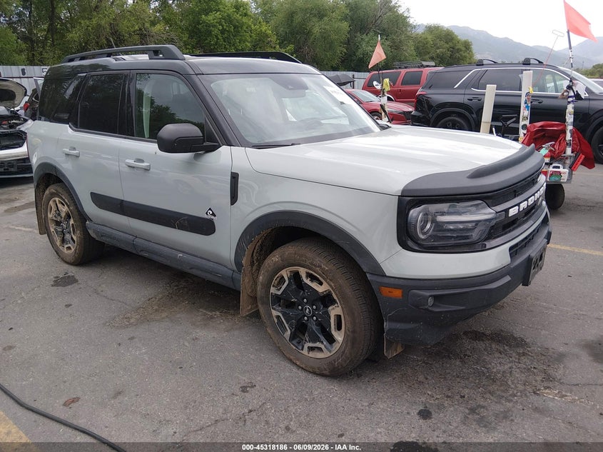 Vin: 3fmcr9c62nre23267, lot: 45816112, ford bronco sport outer banks 2022 img_1