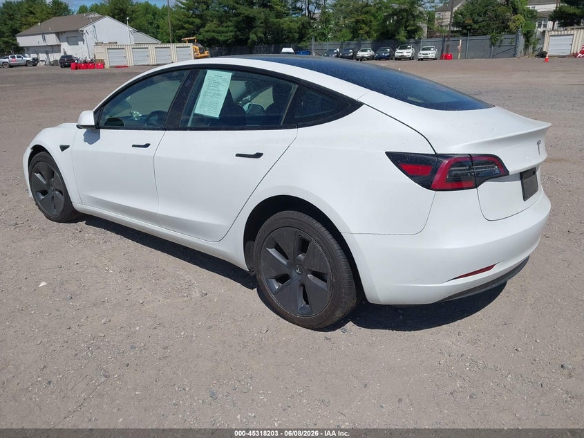 Vin: 5yj3e1ea3pf516189, lot: 45816129, tesla model 3 rear-wheel drive 20233