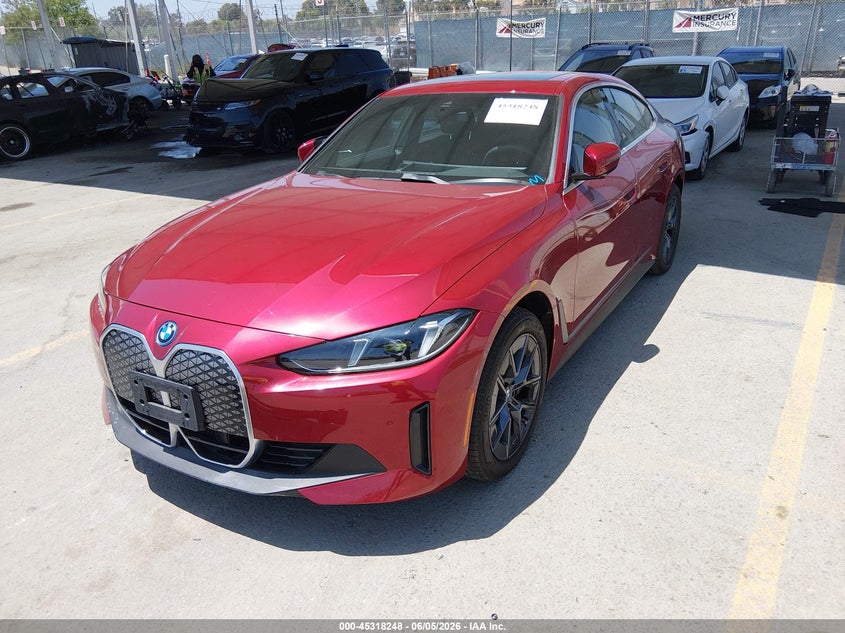 2025 BMW I4 GRAN COUPE auction photo 2