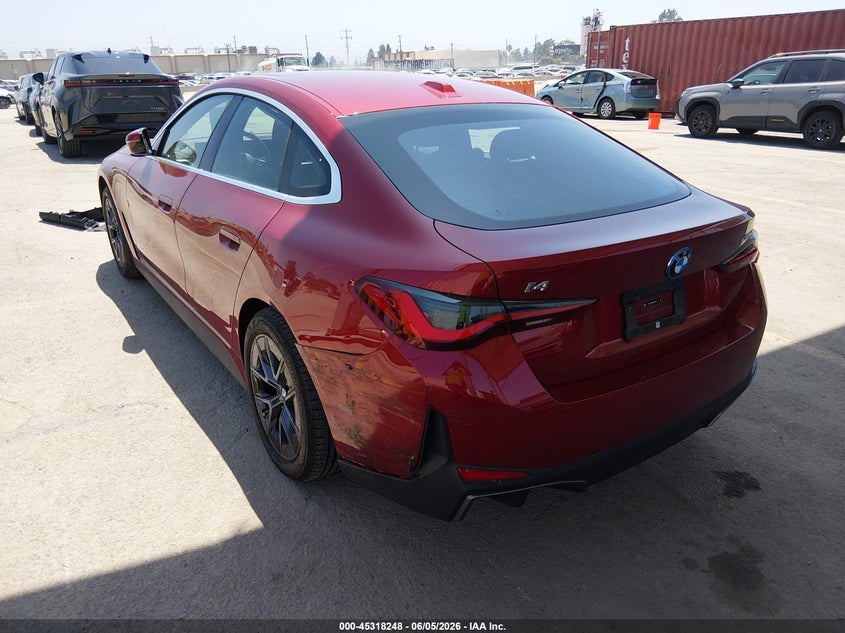 2025 BMW I4 GRAN COUPE auction photo 3
