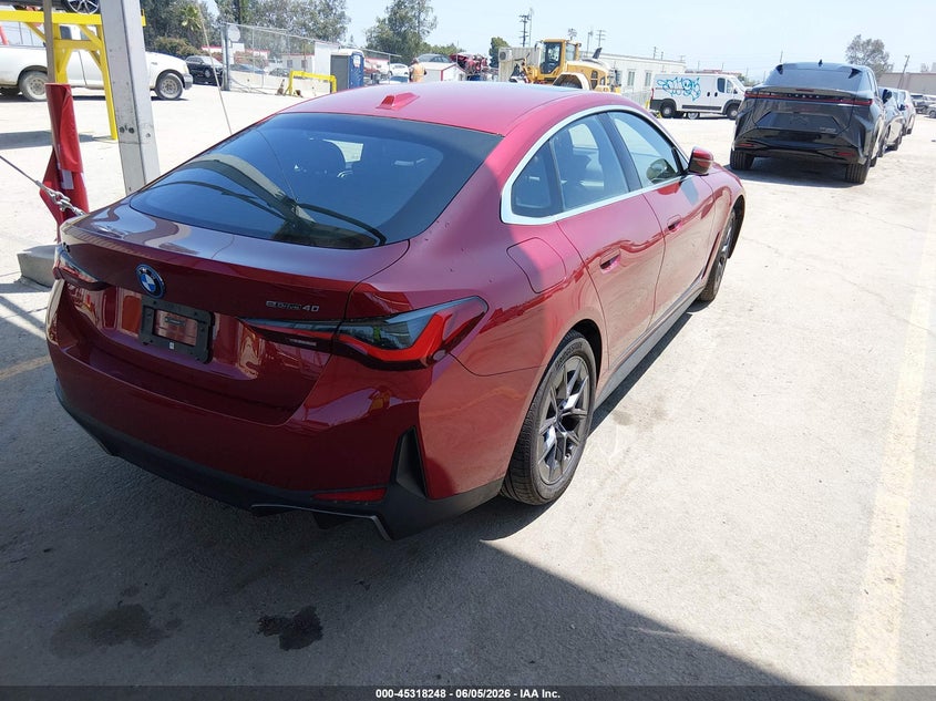 2025 BMW I4 GRAN COUPE auction photo 4