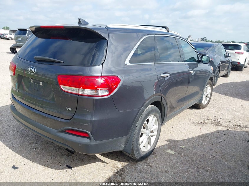 Vin: 5xypg4a53hg288839, lot: 45816183, kia sorento 3.3l lx 20174