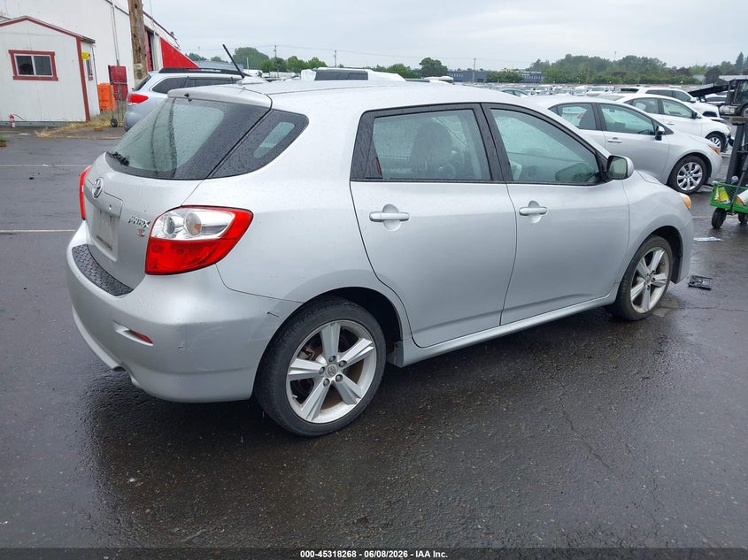 Vin: 2t1ke4ee3ac036455, lot: 45816194, toyota matrix s 20104