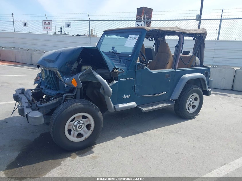 1998 Jeep Wrangler Se 1J4FY29P9WP777429 photo 1