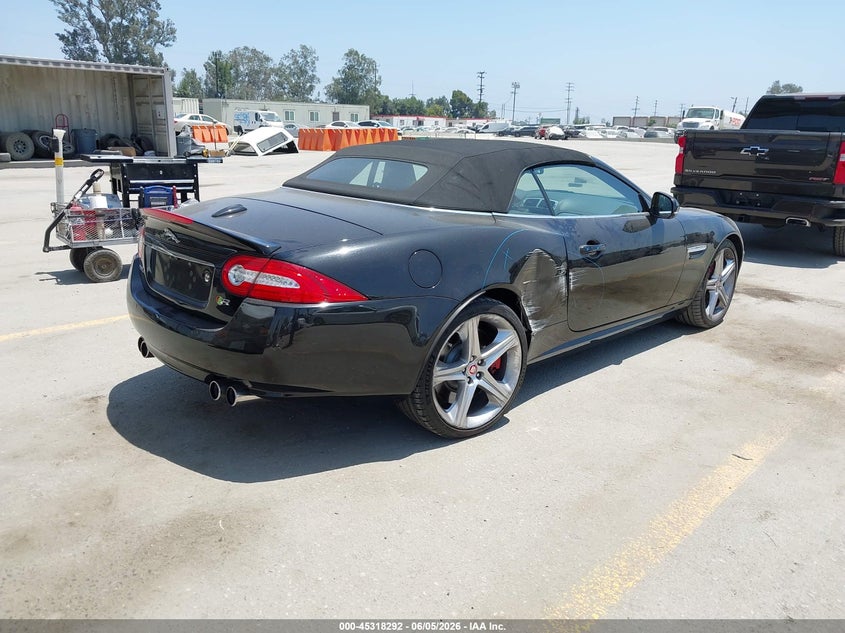 Vin: sajwa4ec3fmb55066, lot: 45816218, jaguar xk xkr 20154