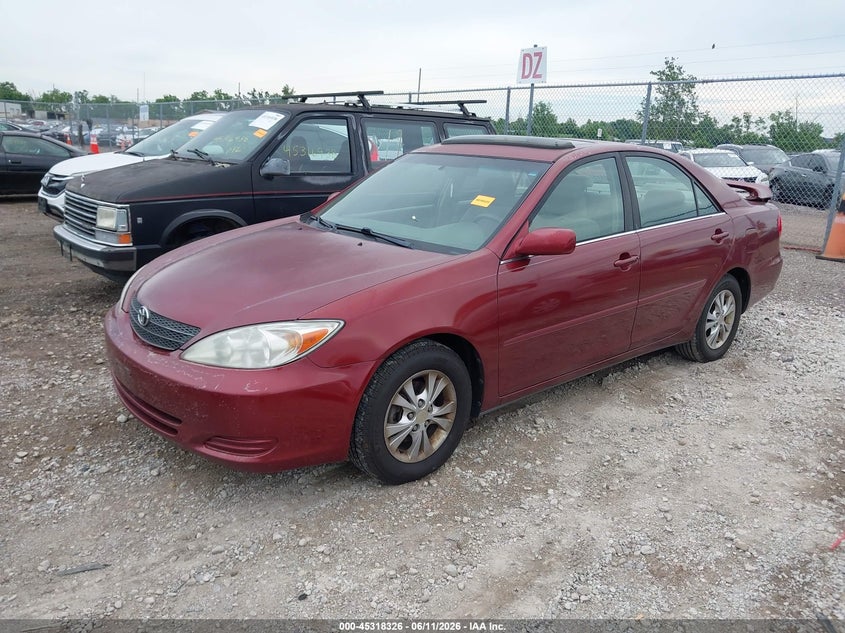 2004 Toyota Camry Le V6 4T1BF32K34U072893 photo 1