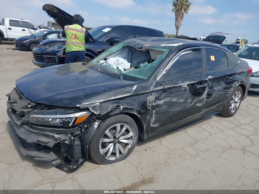 2022 HONDA CIVIC 2.0L I-4 DI, DOHC, V(VIN: 2HGFE2F26NH510342