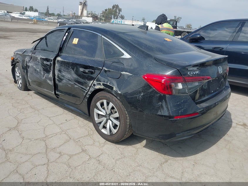 2022 HONDA CIVIC 2.0L I-4 DI, DOHC, V(VIN: 2HGFE2F26NH510342