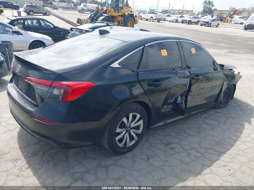 2022 HONDA CIVIC 2.0L I-4 DI, DOHC, V(VIN: 2HGFE2F26NH510342