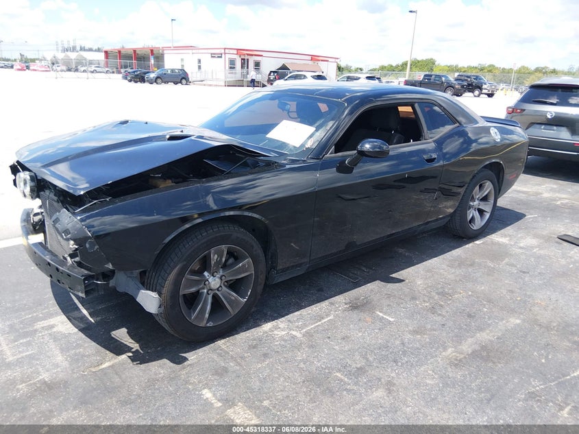 Vin: 2c3cdzag6jh245307, lot: 45816263, dodge challenger sxt 20182