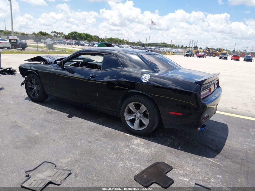 Vin: 2c3cdzag6jh245307, lot: 45816263, dodge challenger sxt 20183