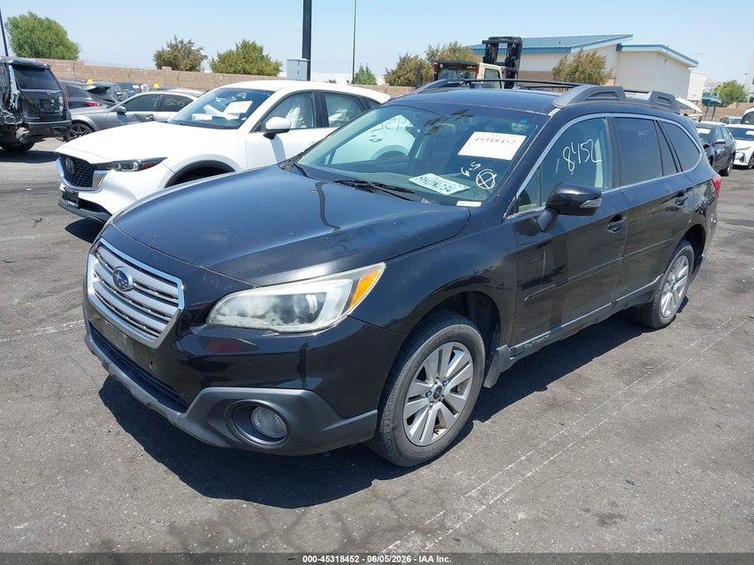 2016 Subaru Outback 2.5 2.5I Premium black Lot 111045318452 Vin 4S4BSAFC9G3310100