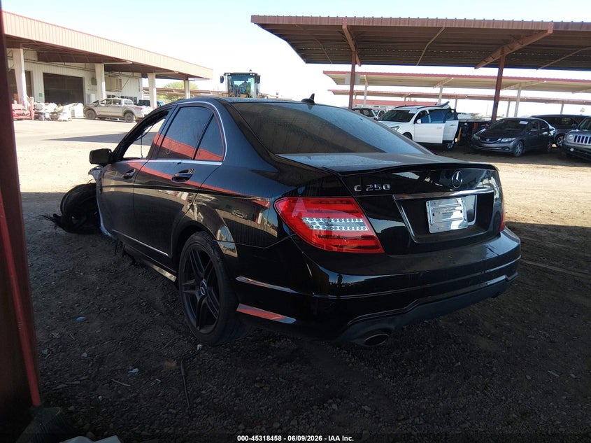 Vin: wddgf4hb7er310150, lot: 45816384, mercedes-benz c 250 sport 20143