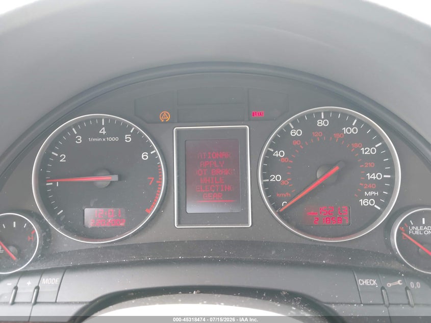 2003 AUDI A4 auction photo 7