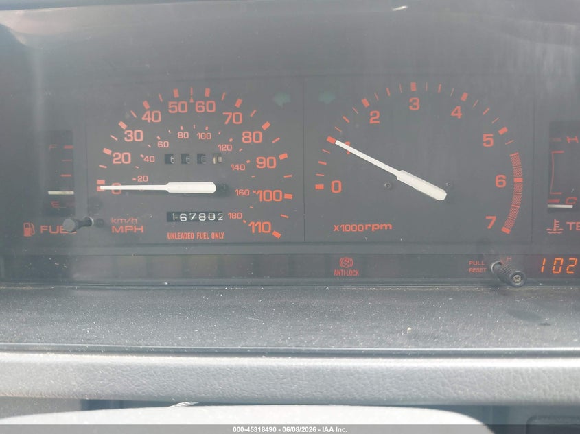 1991 Mazda B2600 Short Body VIN: JM2UF4149M0107350 Lot: 45318490
