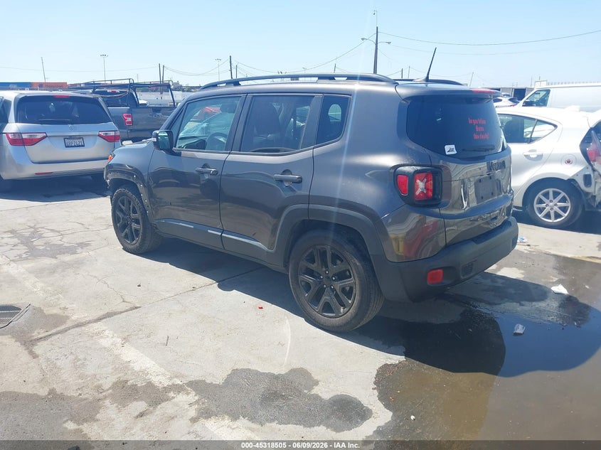 Vin: zaccjabb4jph70356, lot: 45816431, jeep renegade altitude fwd 20183