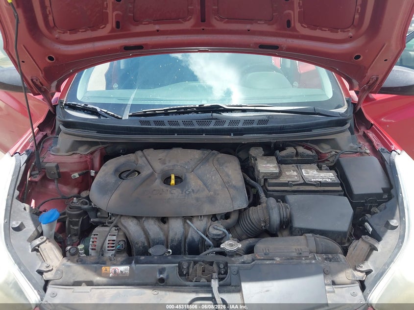 2014 Hyundai Elantra Se VIN: 5NPDH4AE6EH545612 Lot: 45318506