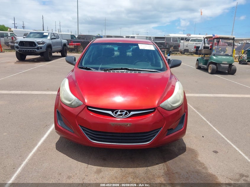 2014 Hyundai Elantra Se VIN: 5NPDH4AE6EH545612 Lot: 45318506