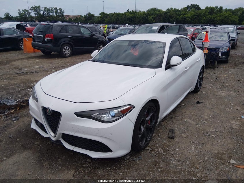 2017 Alfa Romeo Giulia Ti Rwd VIN: ZARFAECNXH7542257 Lot: 45318513