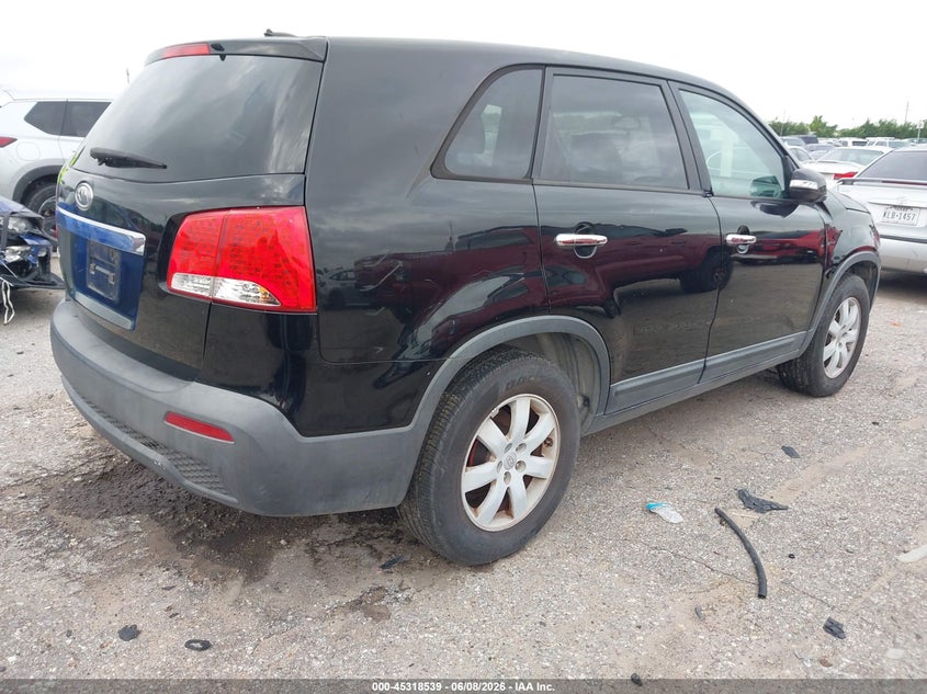 Vin: 5xykt3a17bg024589, lot: 45816465, kia sorento lx 20114