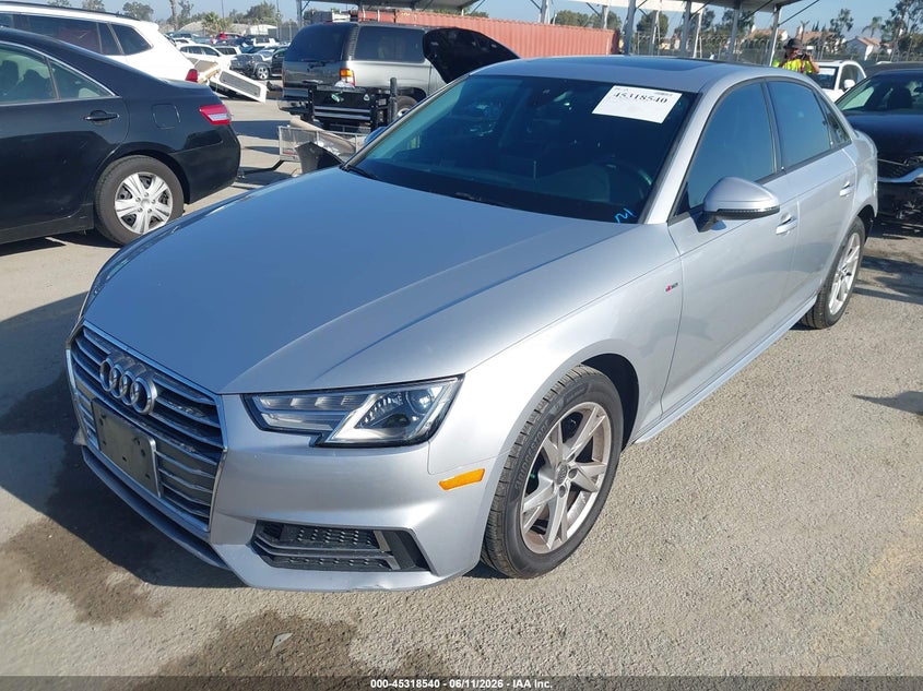 Vin: waukmaf41ja139995, lot: 45816466, audi a4 2.0t tech ultra premium/2.0t ultra premium 20182