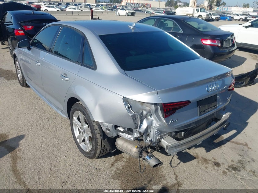 Vin: waukmaf41ja139995, lot: 45816466, audi a4 2.0t tech ultra premium/2.0t ultra premium 20183