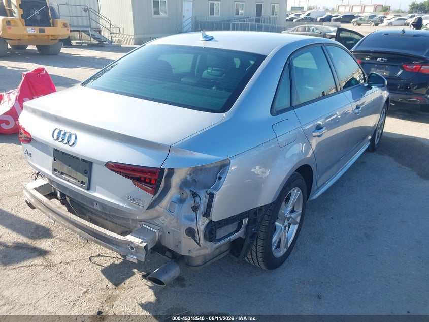 Vin: waukmaf41ja139995, lot: 45816466, audi a4 2.0t tech ultra premium/2.0t ultra premium 20184
