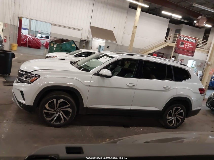 2021 Volkswagen Atlas 3.6L V6 Sel Premium VIN: 1V2TR2CA8MC554800 Lot: 45318649