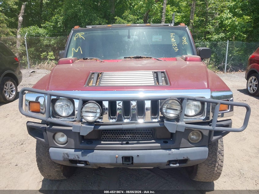 2003 Hummer H2 VIN: 5GRGN23U93H132186 Lot: 45318674