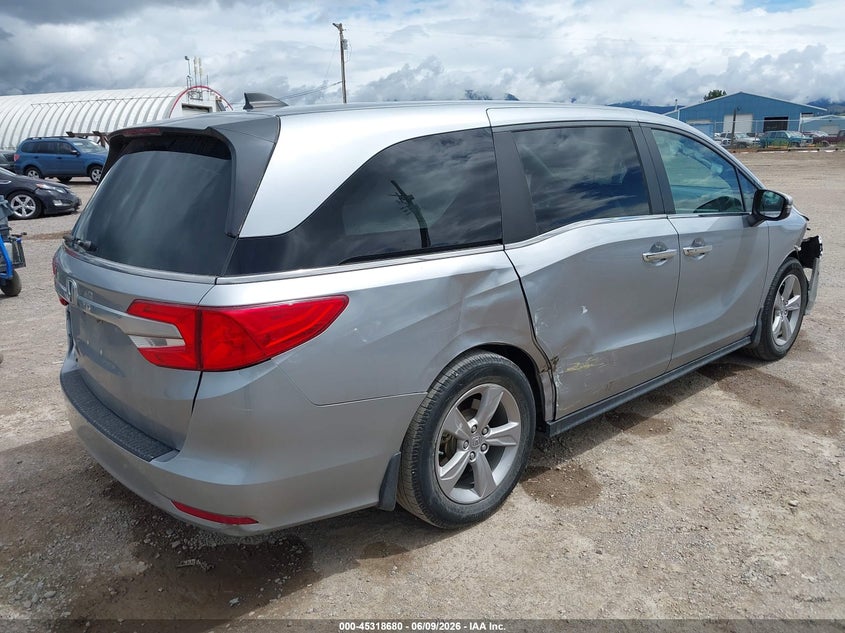 Vin: 5fnrl6h71lb029581, lot: 45816606, honda odyssey ex-l/ex-l w/navi   res 20204