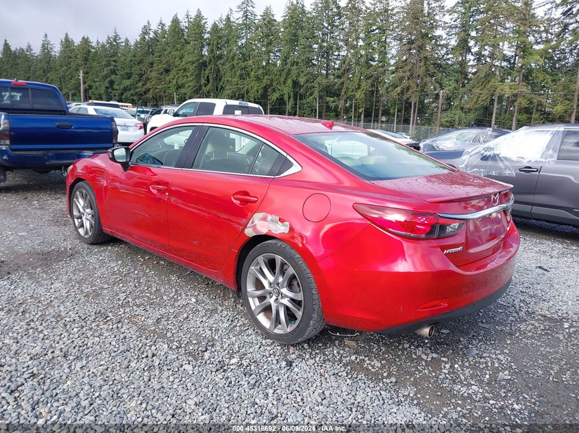 Vin: jm1gj1w65e1128541, lot: 45816618, mazda mazda6 i grand touring 20143